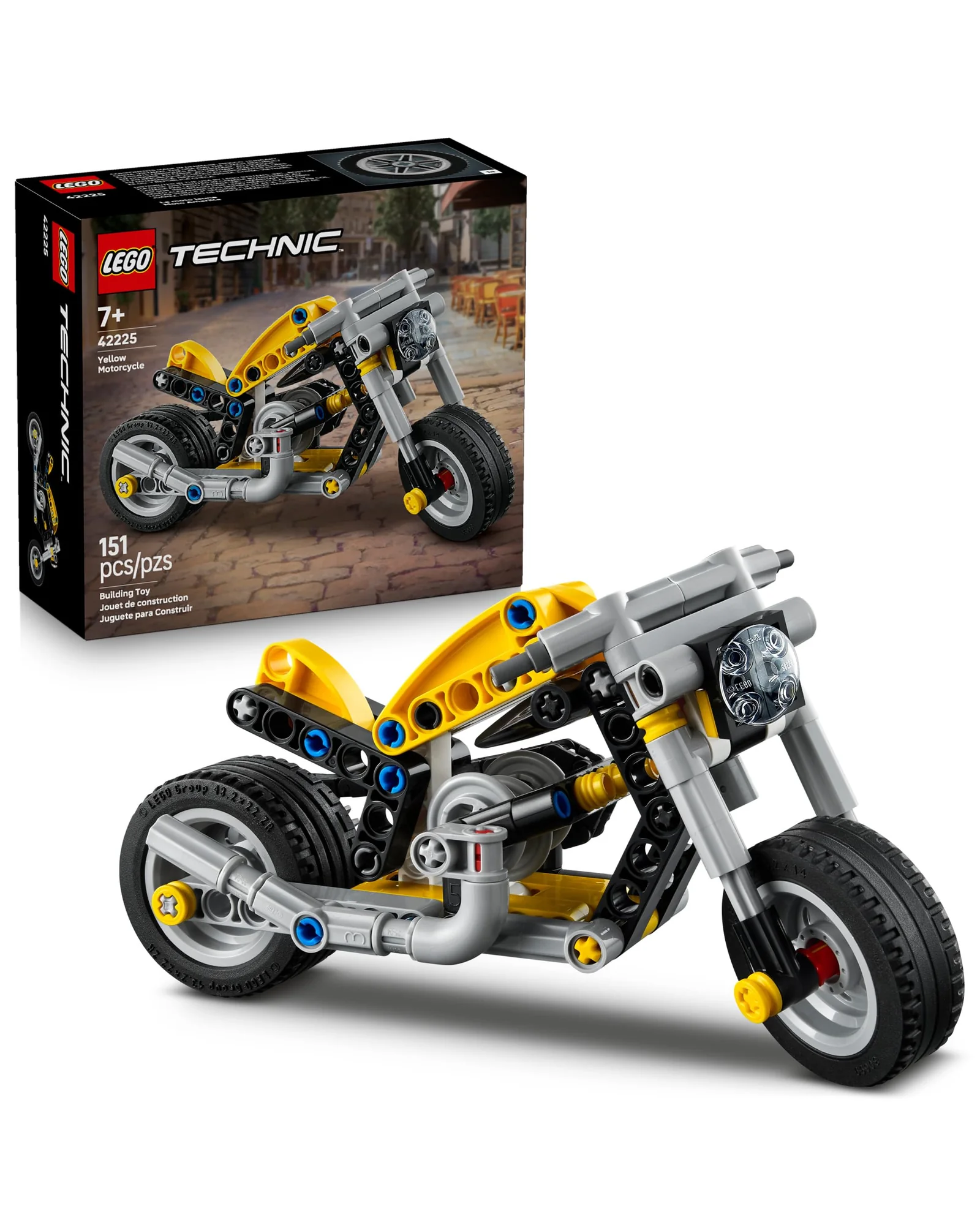 LEGO Technic Жёлтый мотоцикл — 1