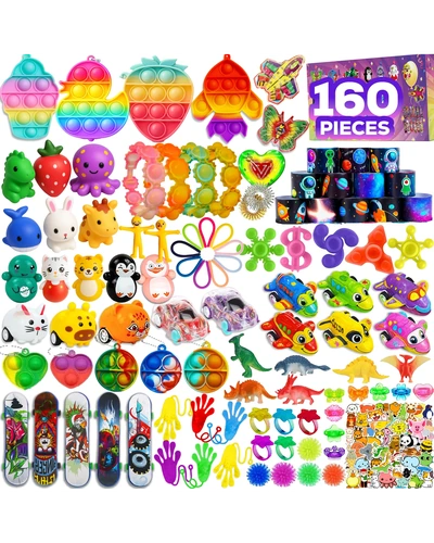 160 шт. набор сенсорных игрушек fidget toys