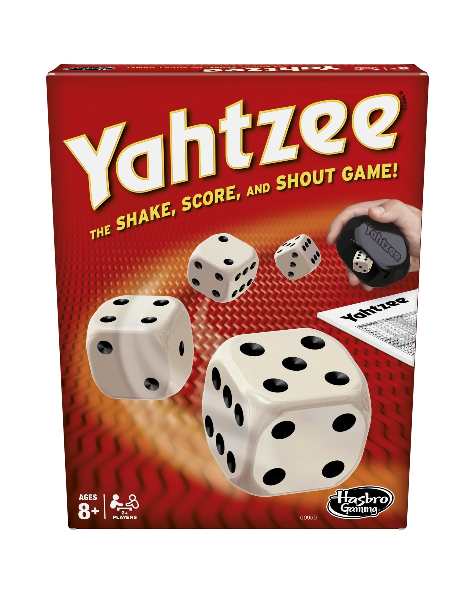 Hasbro Yahtzee настольная игра — красный