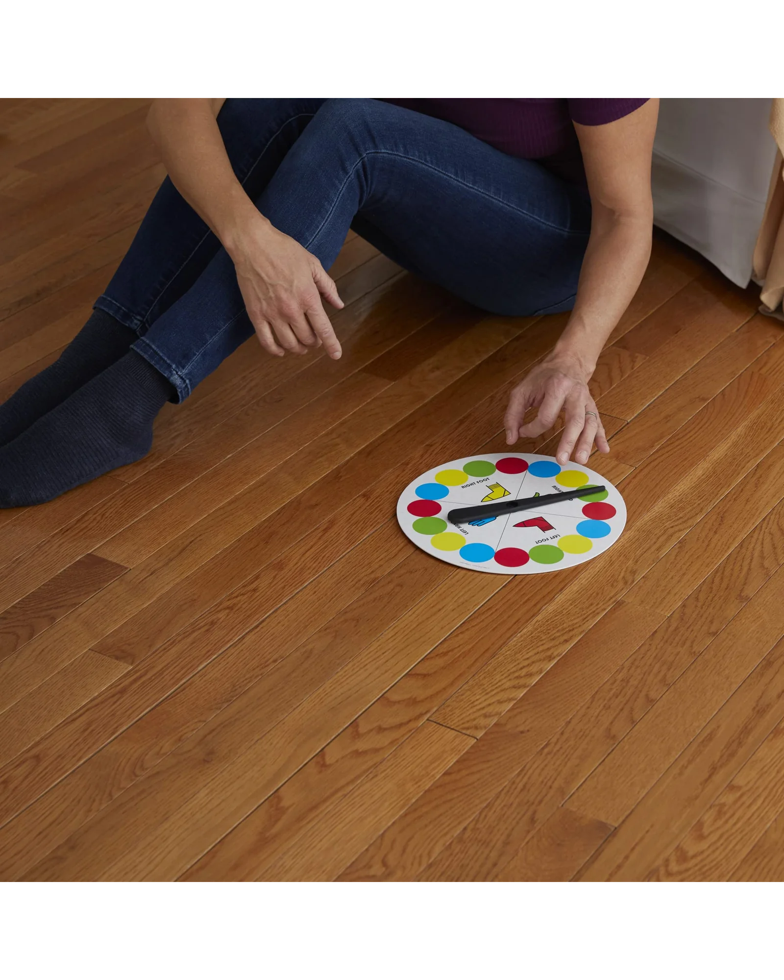 Hasbro Twister классическая настольная игра, цветной коврик — 11
