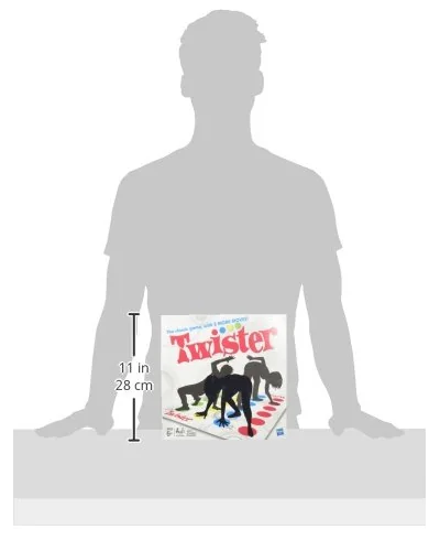 Hasbro Twister классическая настольная игра, цветной коврик — 3