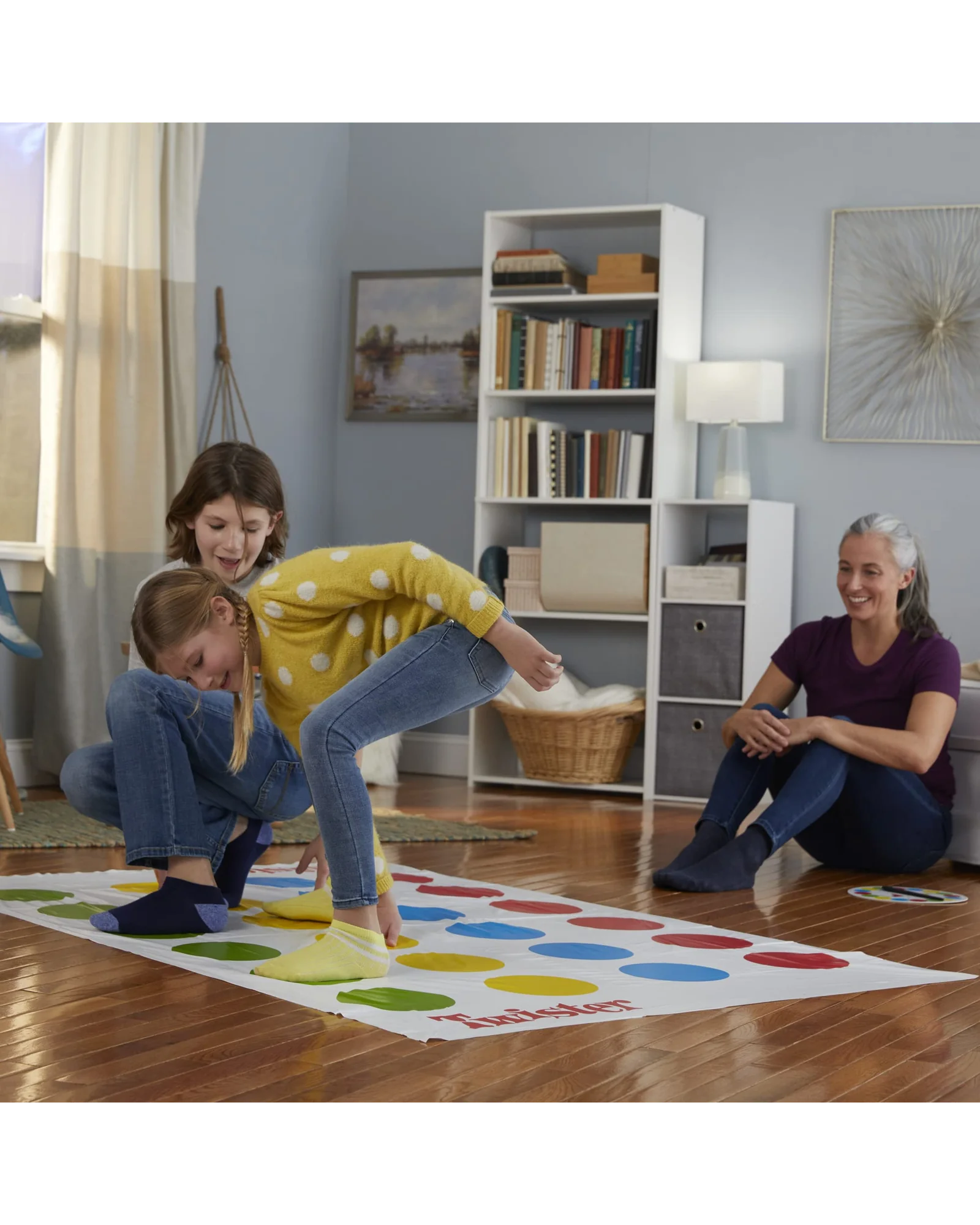 Hasbro Twister классическая настольная игра, цветной коврик — 4