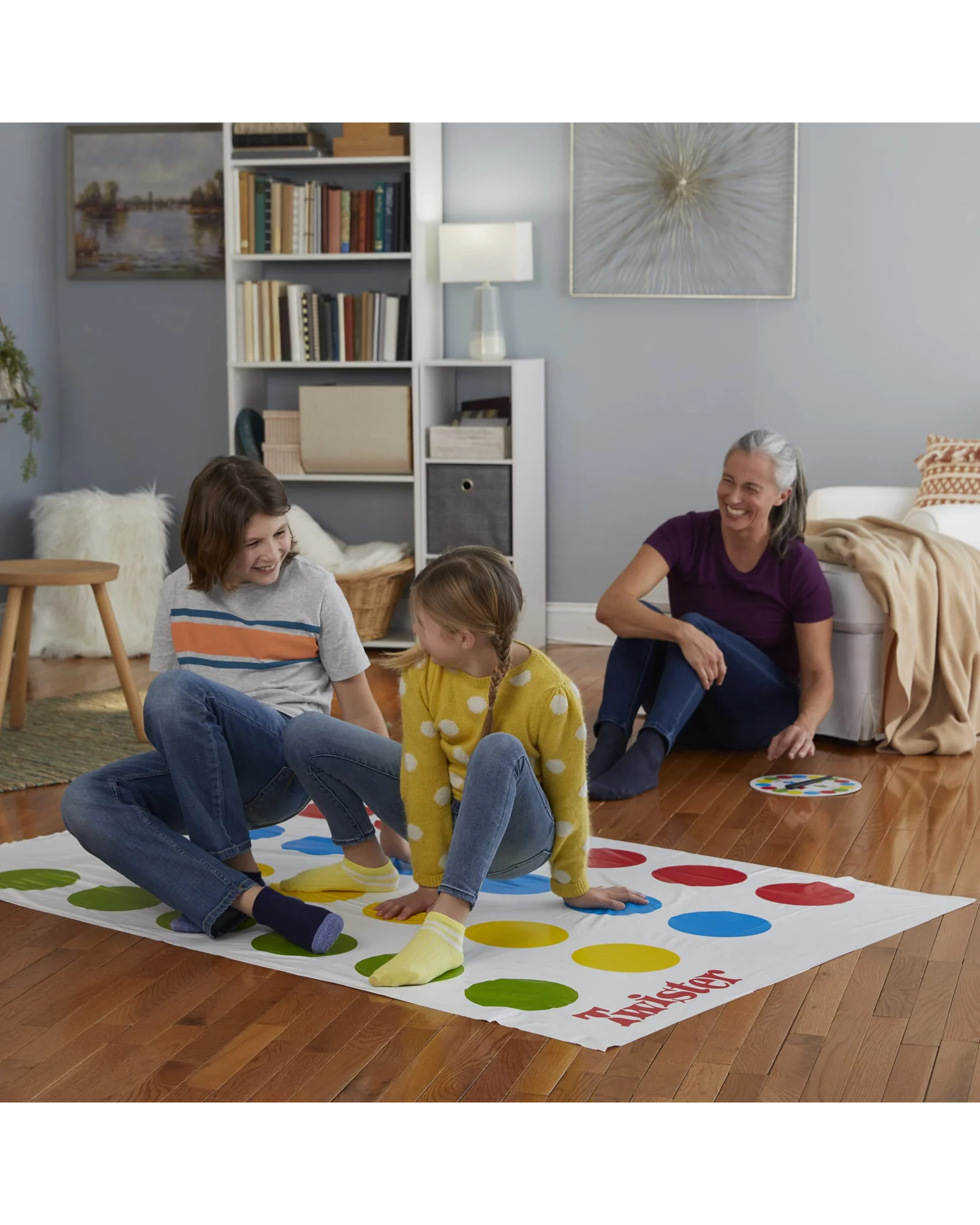 Hasbro Twister классическая настольная игра, цветной коврик — 5