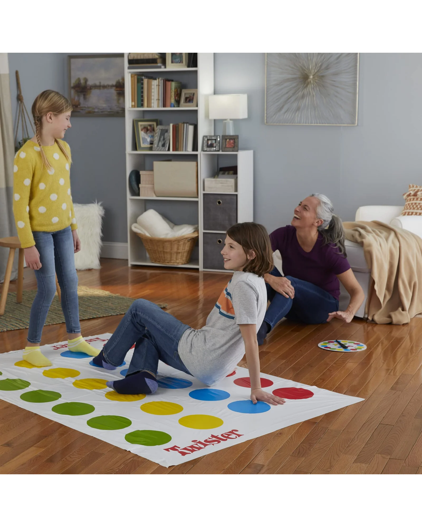 Hasbro Twister классическая настольная игра, цветной коврик — 9