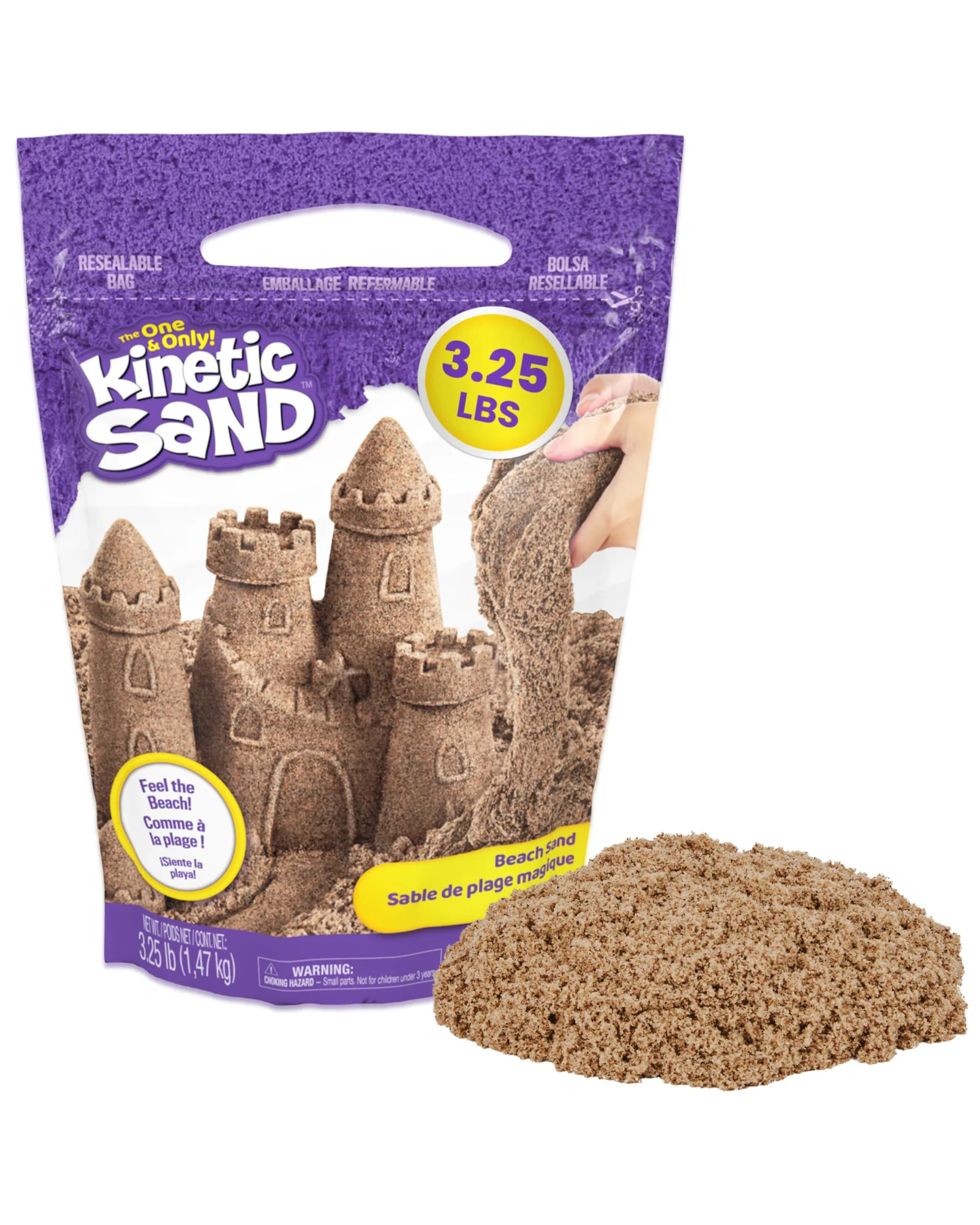 Kinetic Sand пляжный песок 3.25 lb — 1