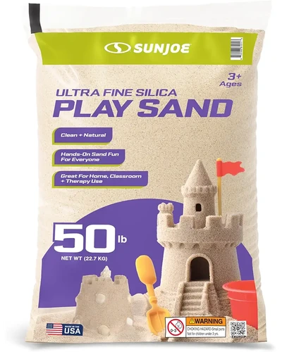 Sun Joe песок для песочницы и творчества ультратонкий 50 фунтов