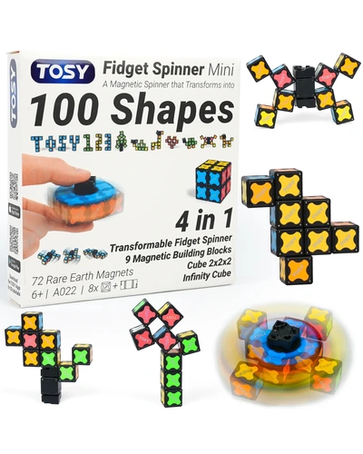TOSY Магнитные кубики Fidget Spinner Mini 3в1