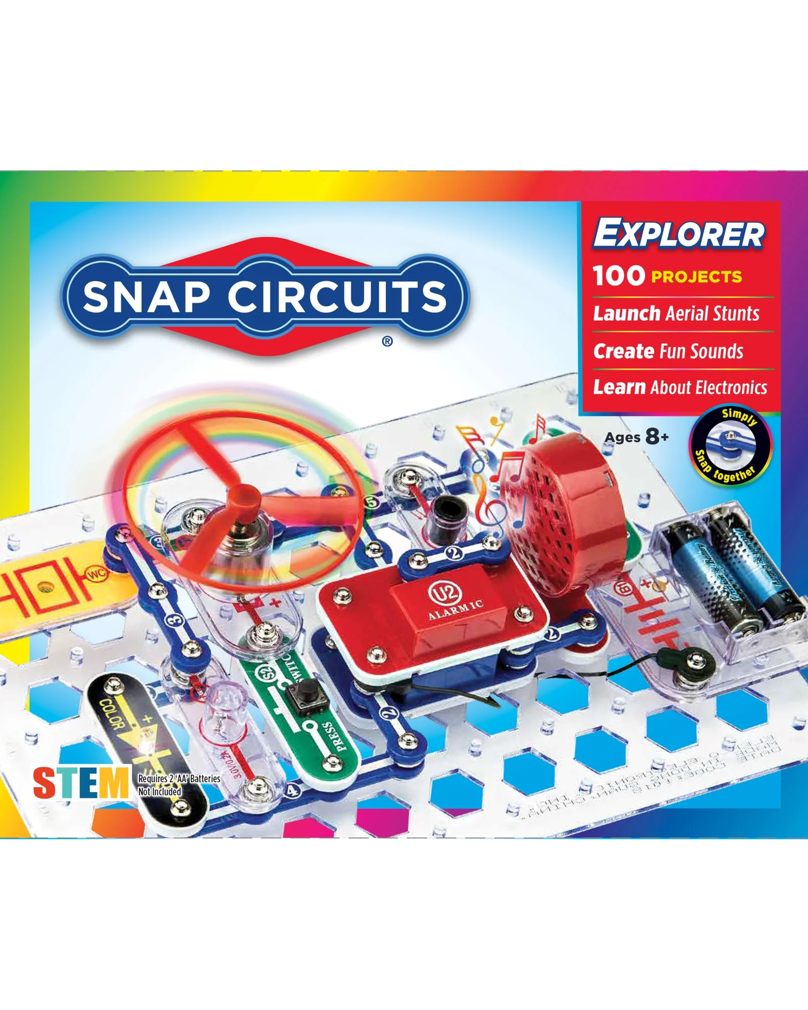 Snap Circuits Jr. SC-100 — электронный конструктор на 100 проектов — 1