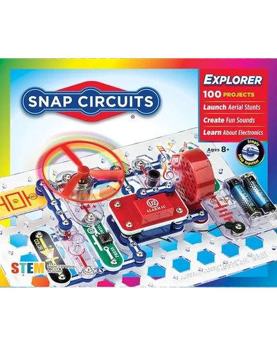 Snap Circuits Jr. SC-100 — электронный конструктор на 100 проектов