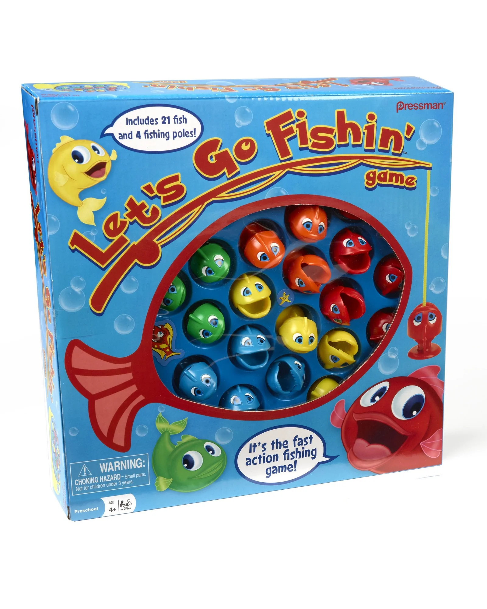 Let's Go Fishin' Game Pressman — 1