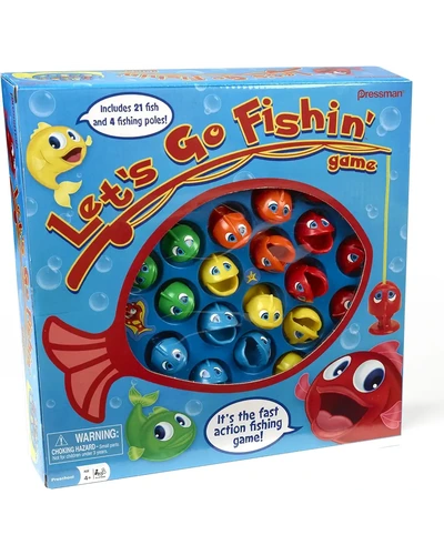 Let's Go Fishin' Game Pressman