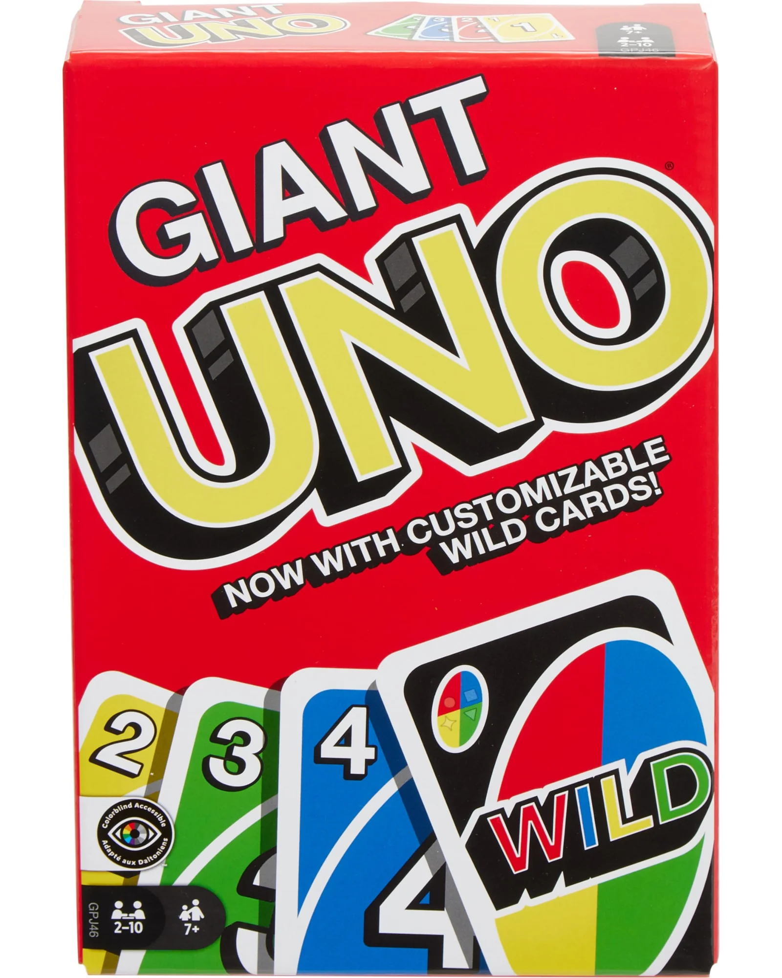 Mattel Games Giant UNO Card Game — мульти