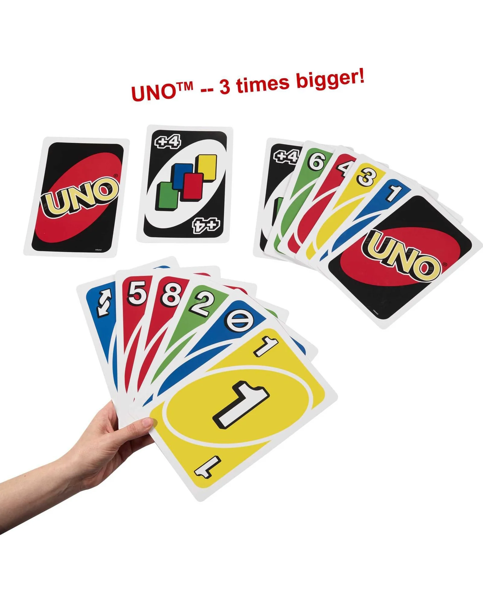 Mattel Games Giant UNO Card Game — 3