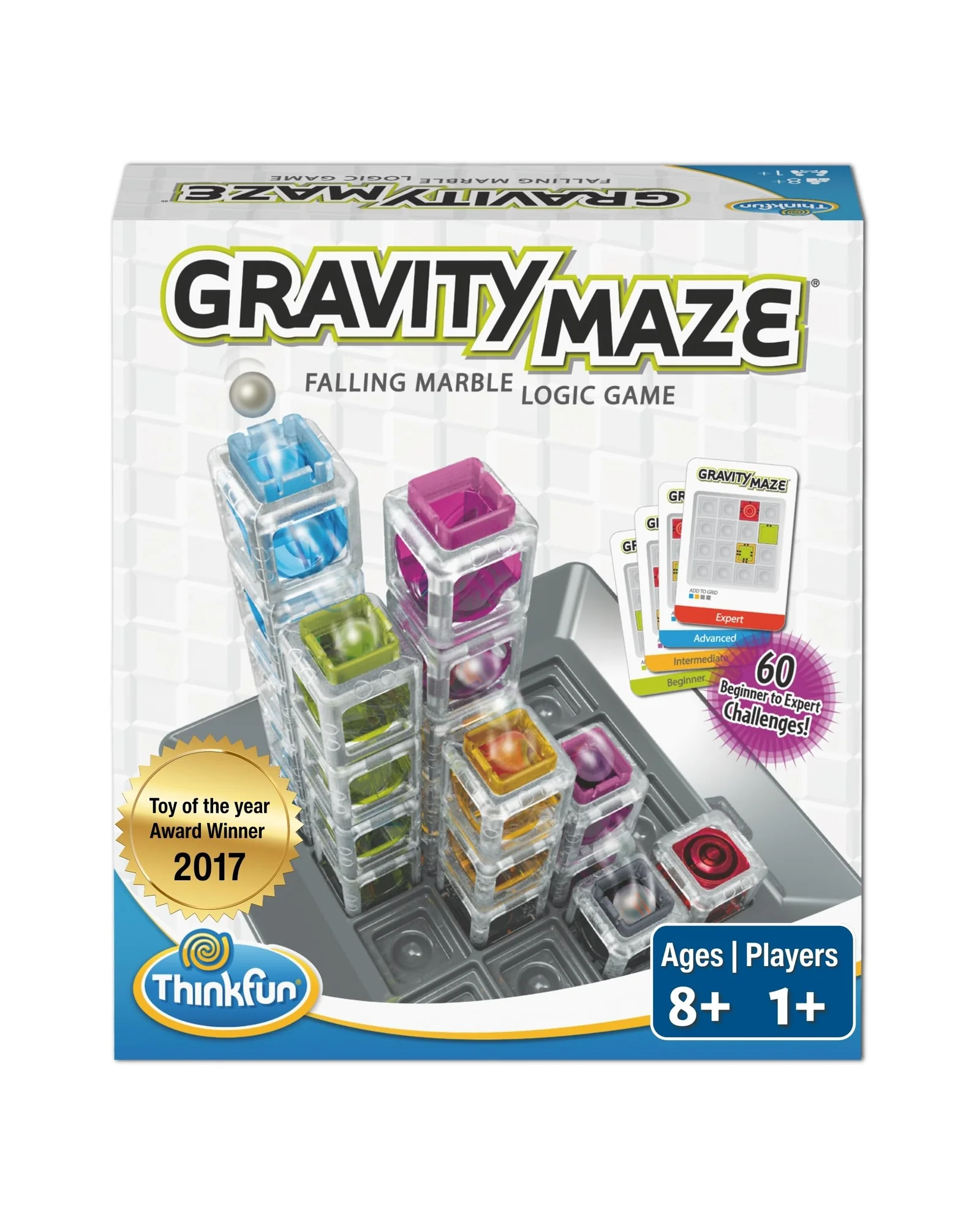 ThinkFun Gravity Maze, логическая игра с падающими шариками — 1