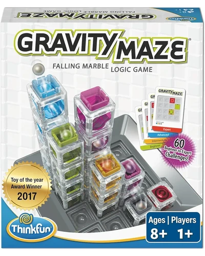 ThinkFun Gravity Maze, логическая игра с падающими шариками