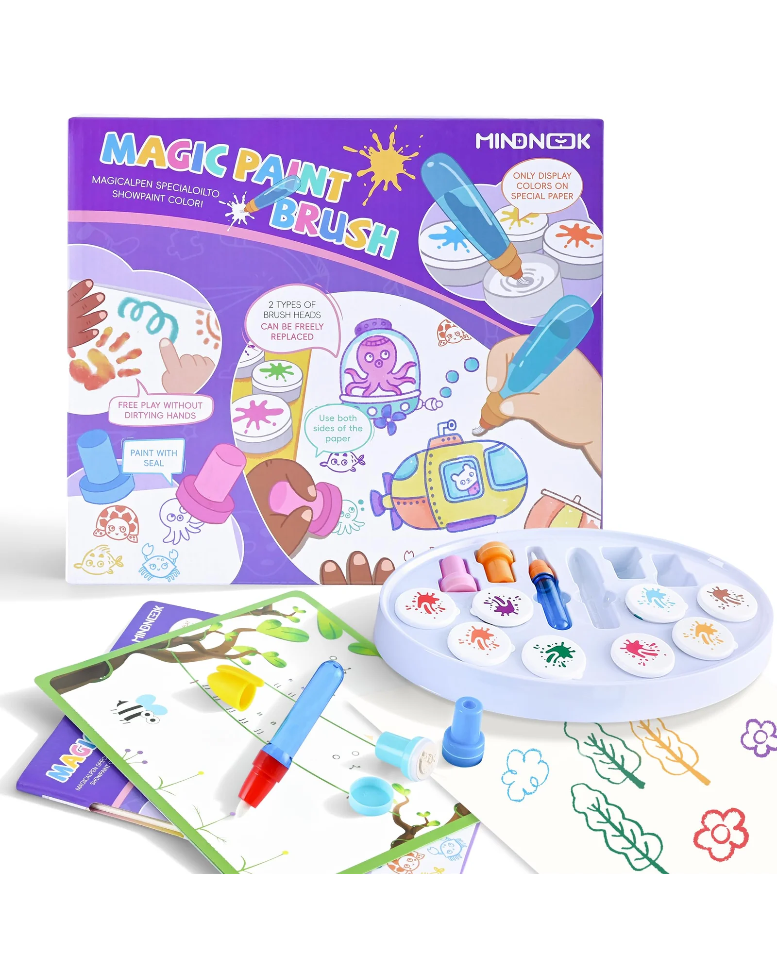 MINDNOOK Magic Brush набор для творчества с волшебными кисточками — 1