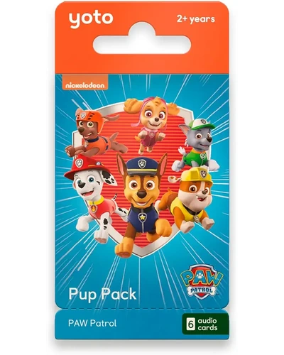 YOTO PAW Patrol Pup Pack 6 карточек аудиокниг