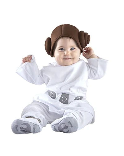 Star Wars костюм Принцессы Леи для малышей — белый