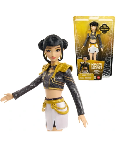 Mattel Kpop Demon Hunters кукла Зои «Golden» поющая с подвижными суставами