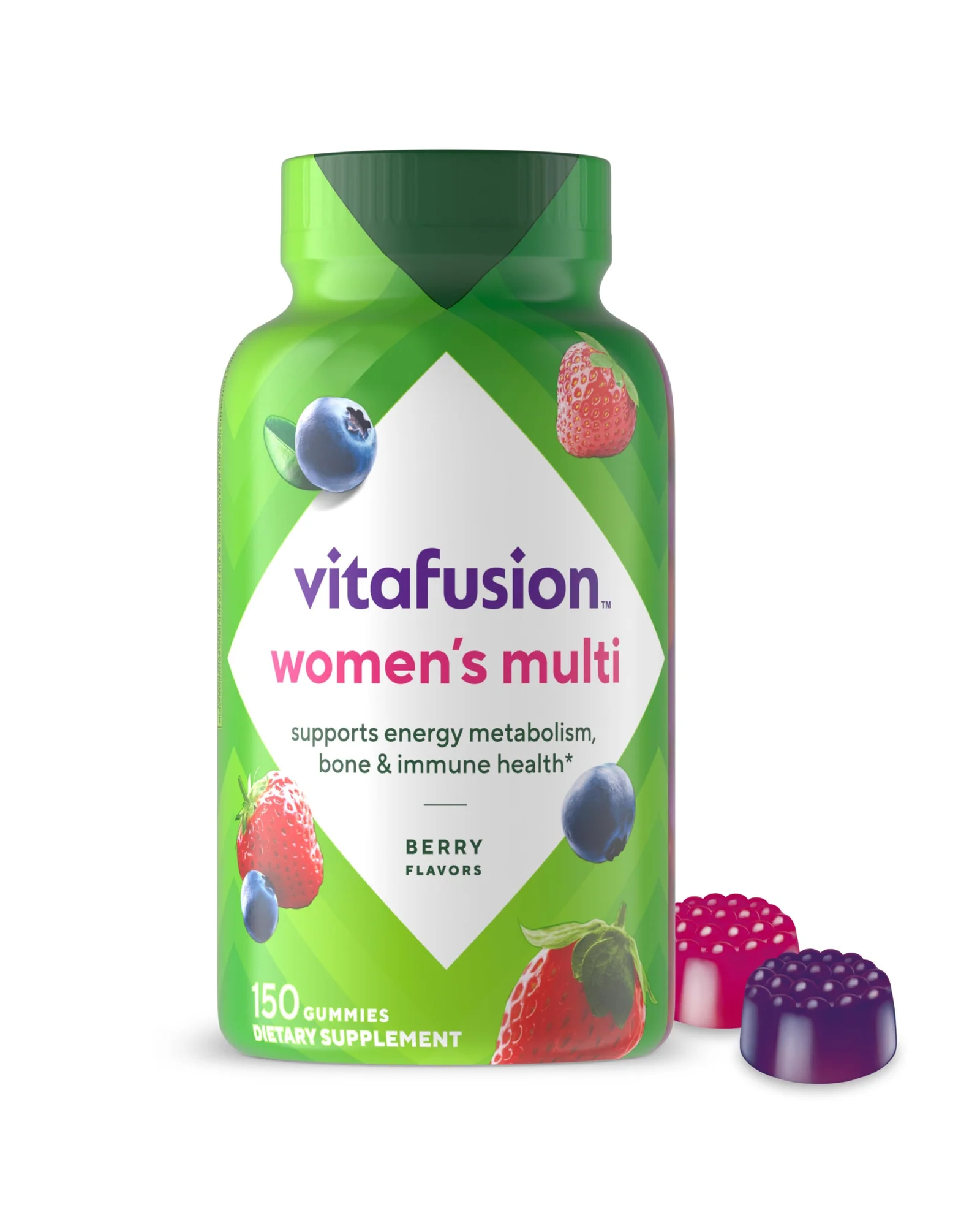 Мультивитамины Vitafusion Women's 150 пастилок Berry — 1