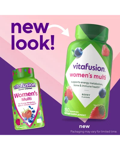 Мультивитамины Vitafusion Women's 150 пастилок Berry