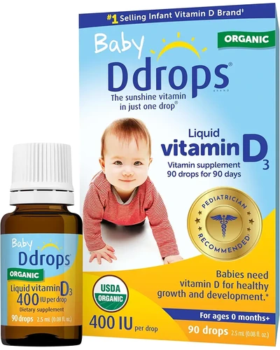 Ddrops Baby витамин D3 400 МЕ, 90 капель