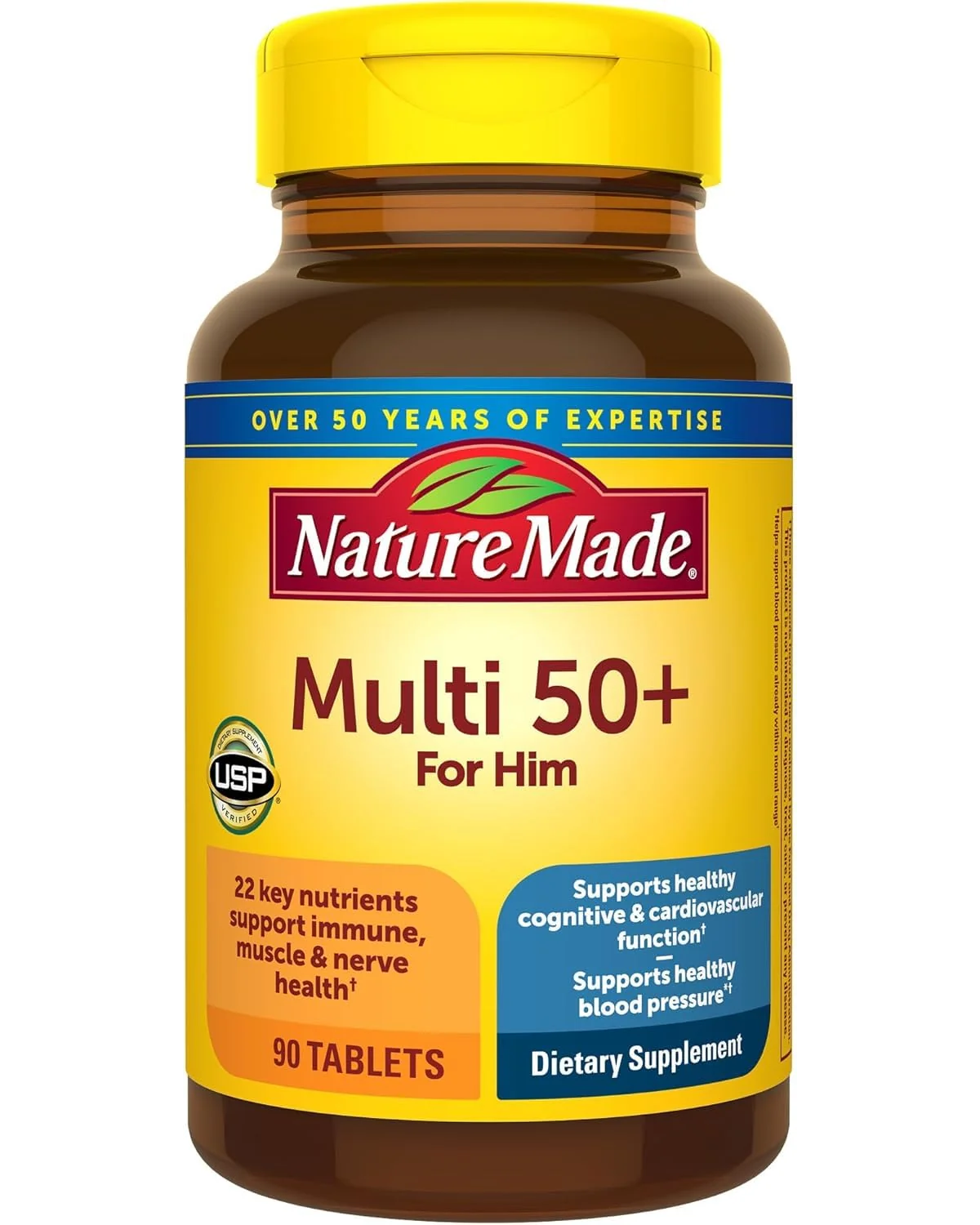 Nature Made Multi 50+ для мужчин 90 таблеток — 1
