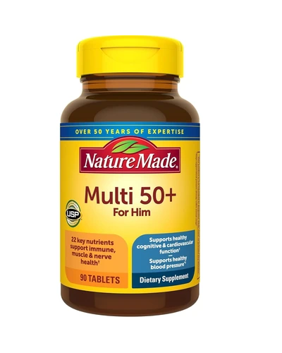 Nature Made Multi 50+ для мужчин 90 таблеток