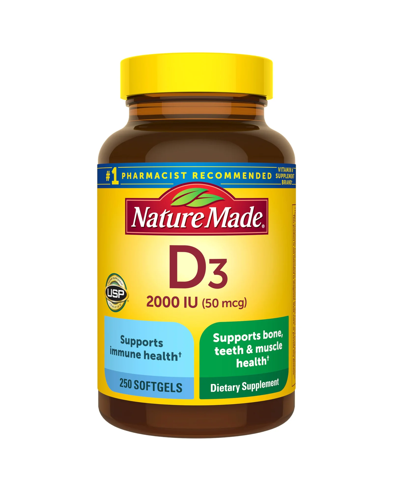 Nature Made Vitamin D3 2000 IU — 1