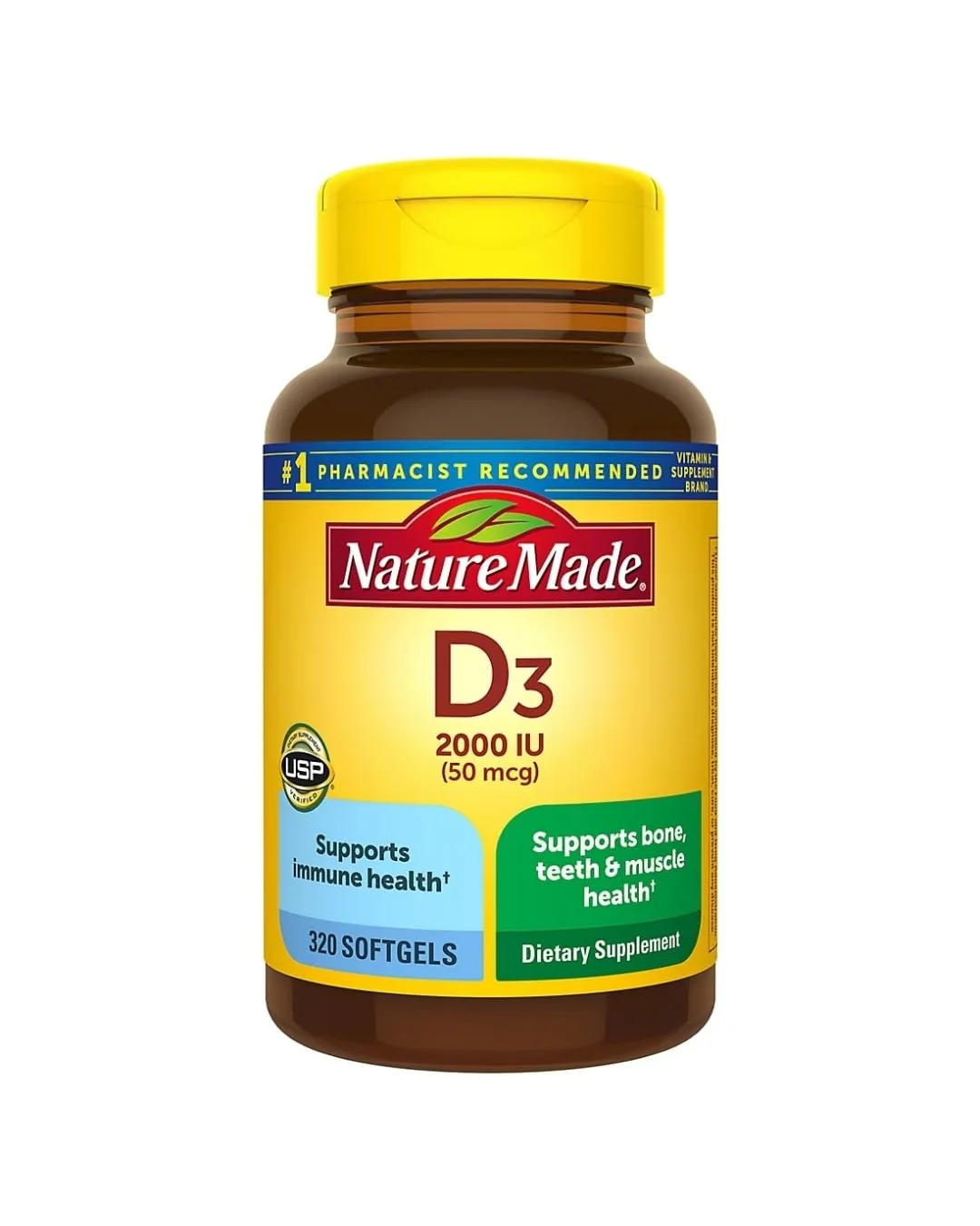 Nature Made Vitamin D3 2000 IU — 1