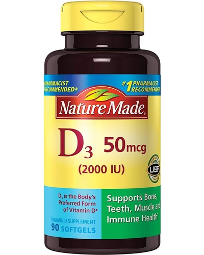 Nature Made Vitamin D3 2000 IU