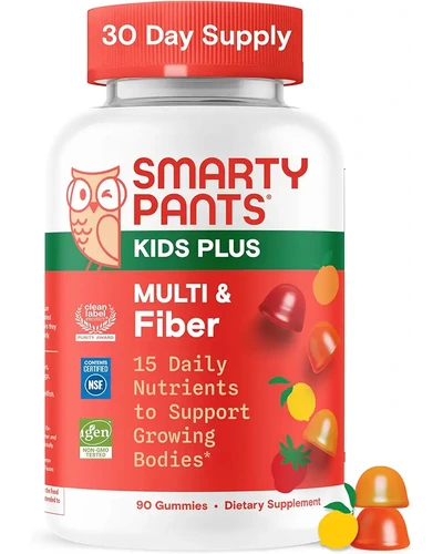 SmartyPants детские витамины с клетчаткой и овощами