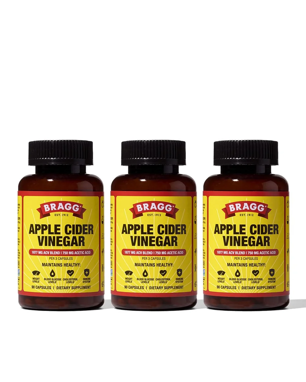 Bragg Organic Apple Cider Vinegar Capsules — 1