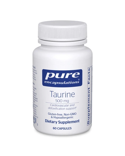 Pure Encapsulations Таурин 500 мг 60 капсул