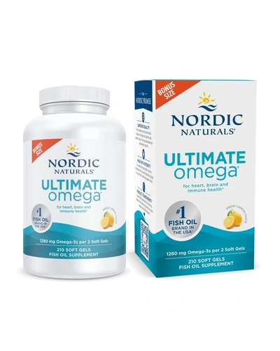Nordic Naturals Ultimate Omega, Лимон 1280мг