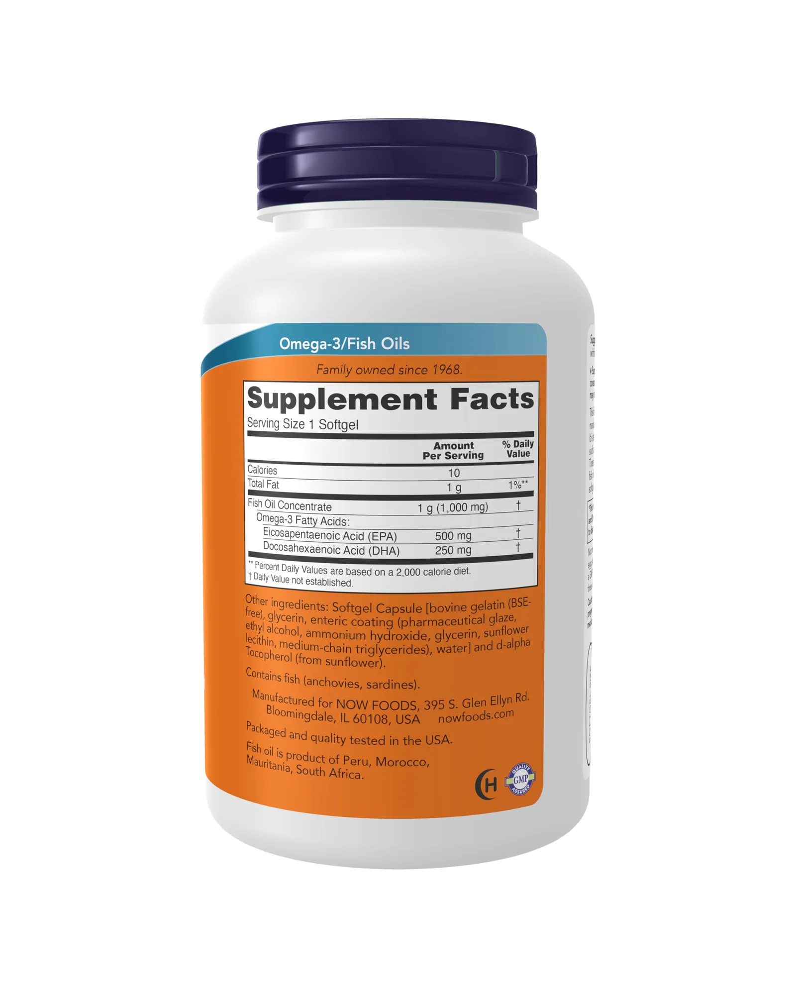 NOW Foods Ultra Omega-3 рыбий жир 180 капсул — 2
