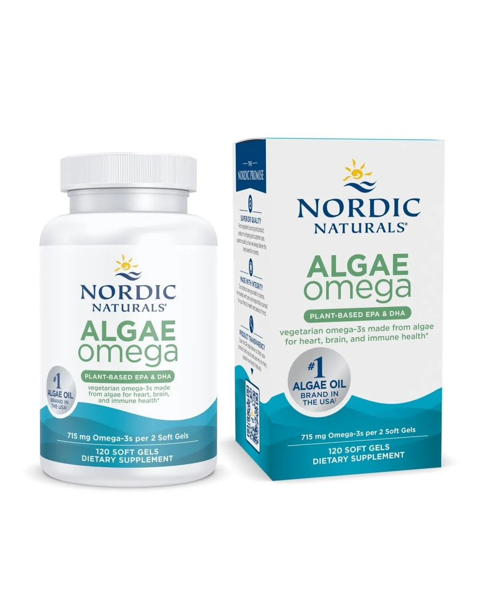 Nordic Naturals Algae Omega 120 капсул — 1