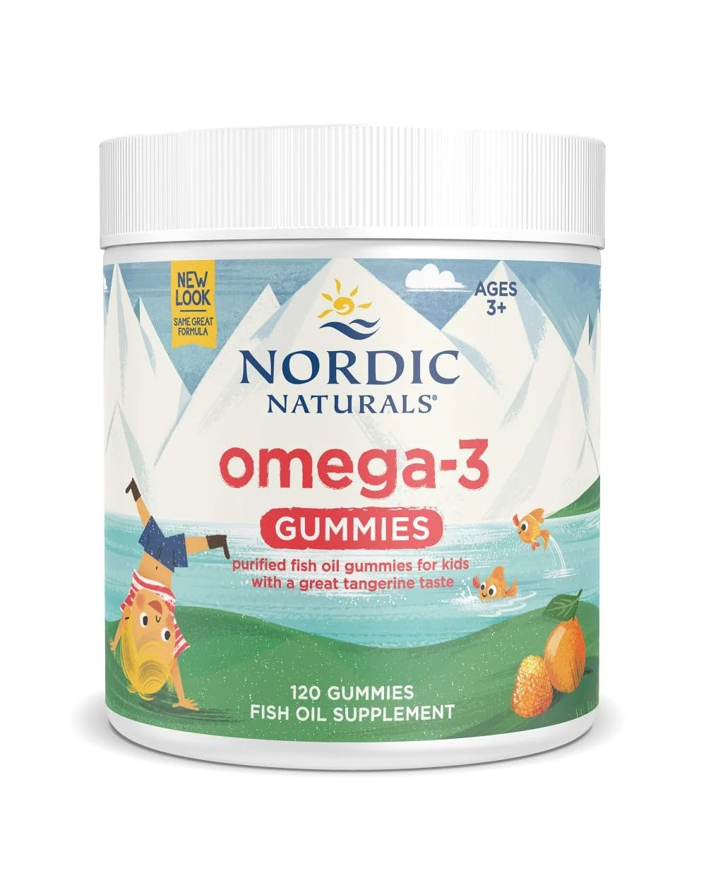 Nordic Naturals Nordic Omega-3 жевательные витамины (120 шт) — оранжевый