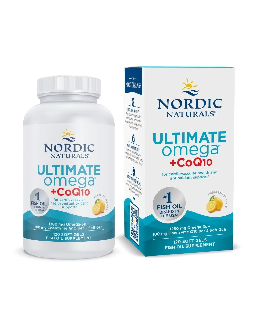 Nordic Naturals Ultimate Omega + CoQ10 120 капсул — 1