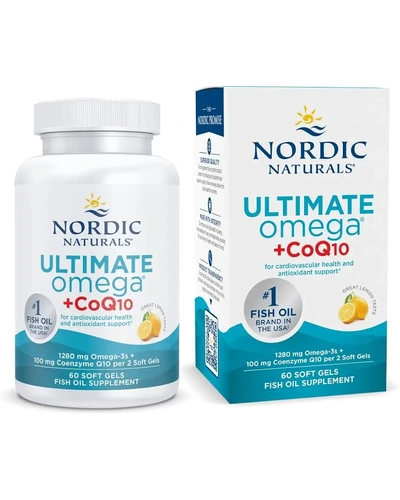 Nordic Naturals Ultimate Omega + CoQ10 120 капсул