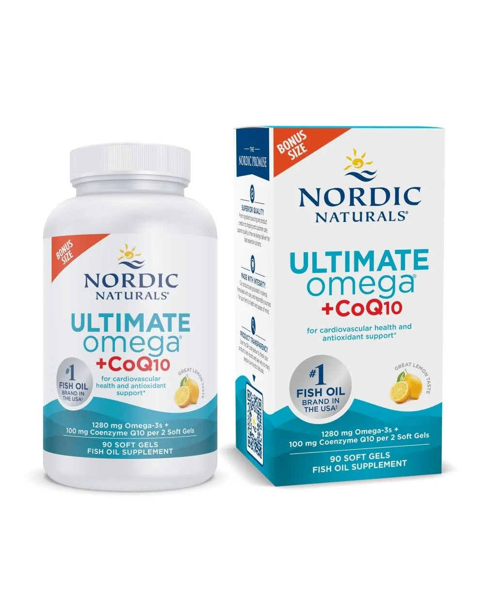 Nordic Naturals Ultimate Omega + CoQ10 120 капсул — 1
