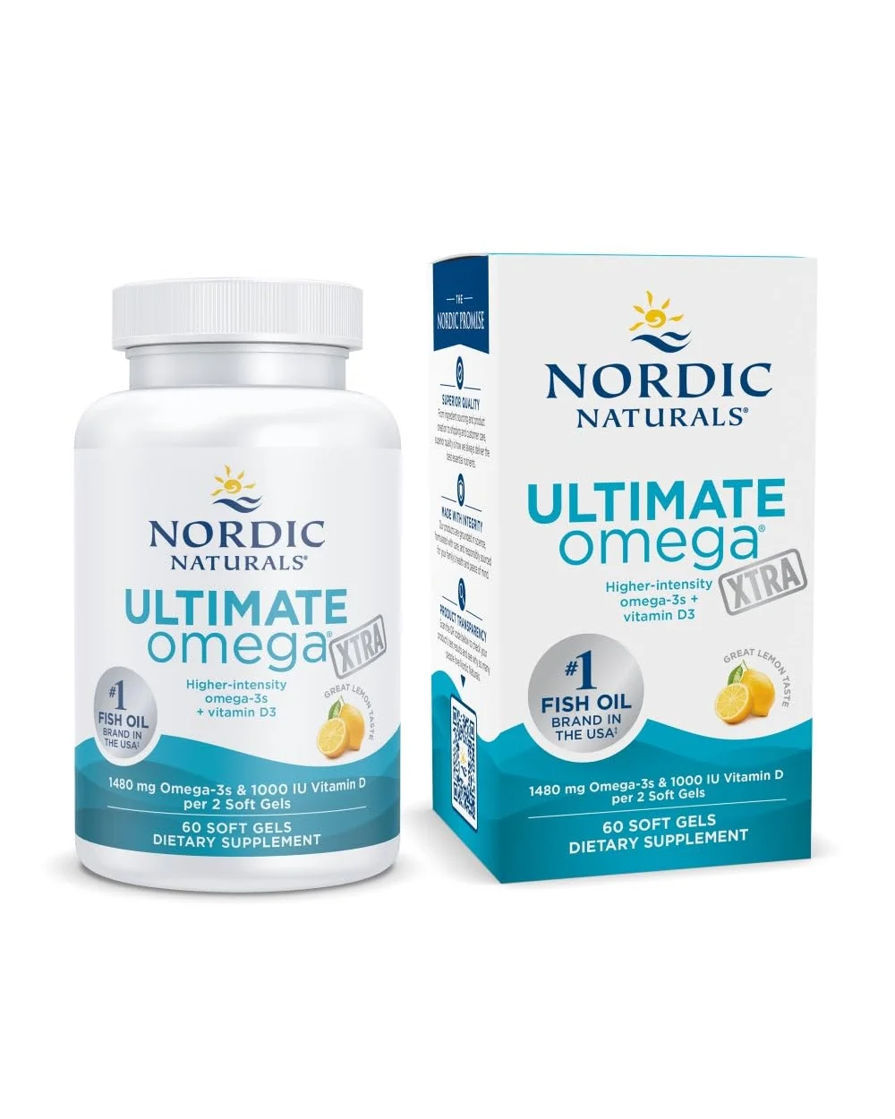 Nordic Naturals Ultimate Omega Xtra с витамином D3 — 1