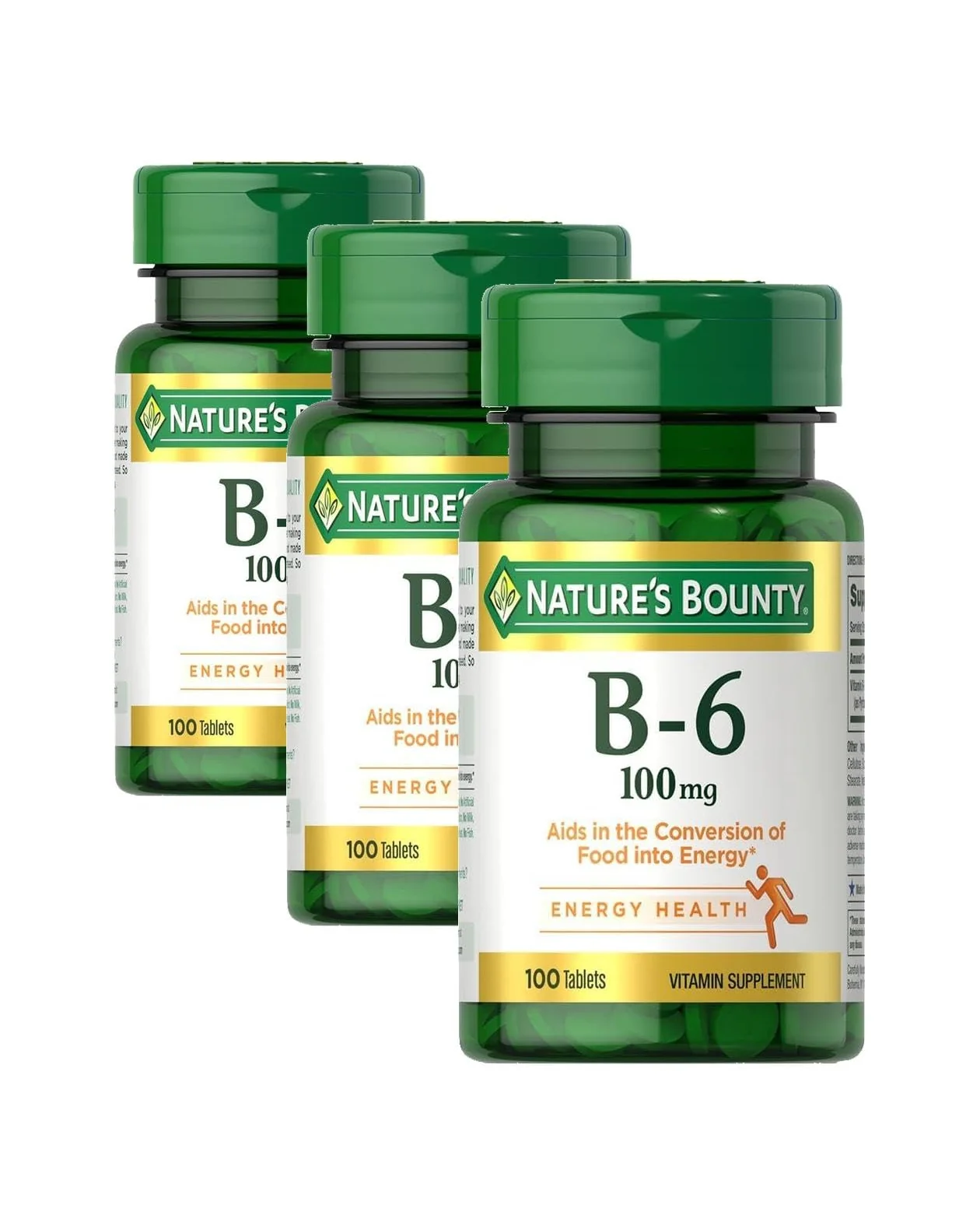 Nature's Bounty Витамин B6 100 мг 100 таблеток — мульти