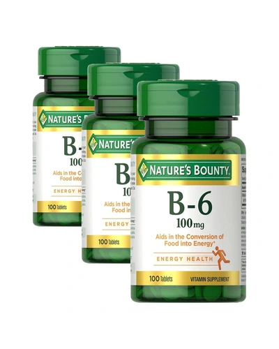 Nature's Bounty Витамин B6 100 мг 100 таблеток