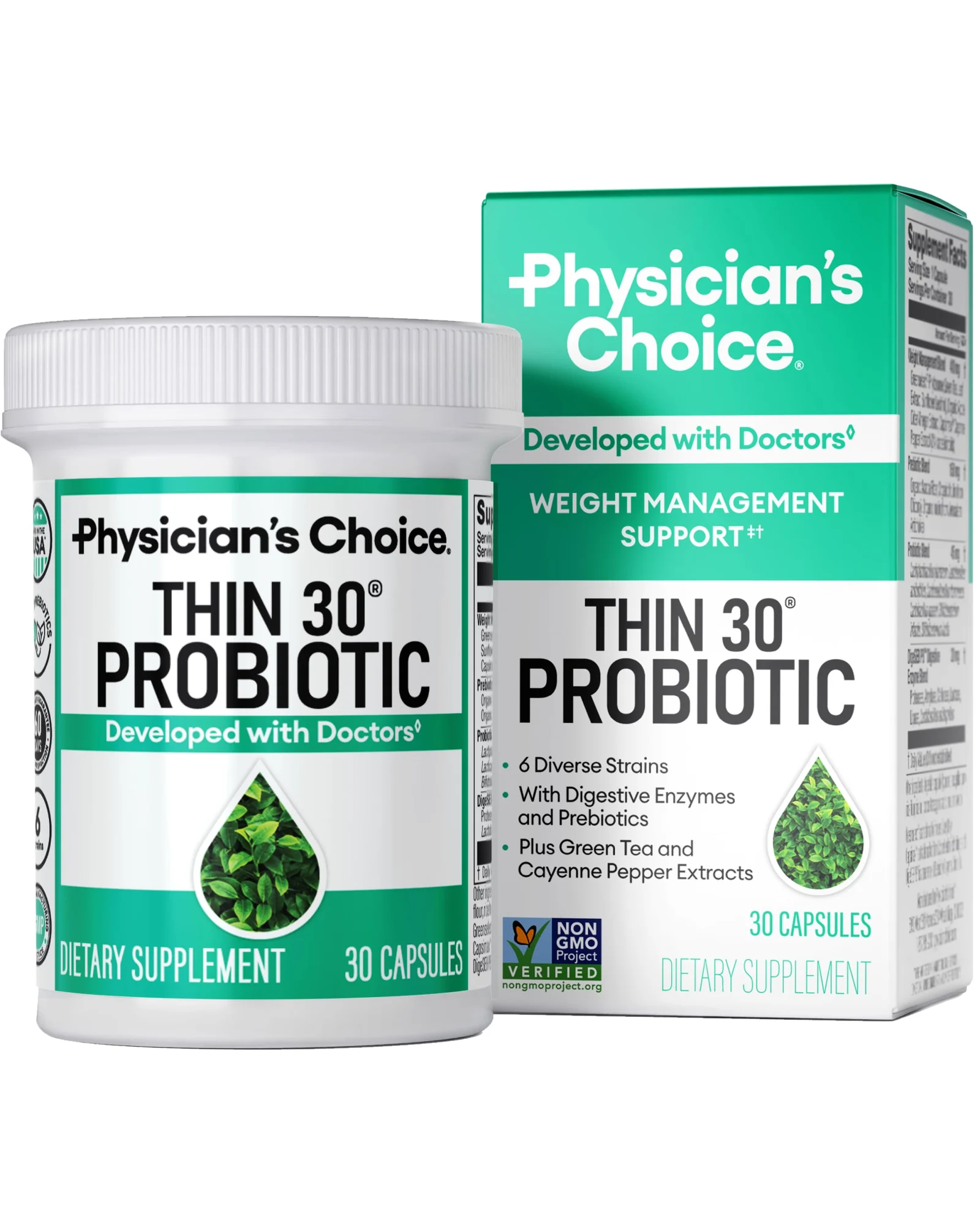 Physician's Choice Probiotics пробиотик контроль веса 30шт — мульти