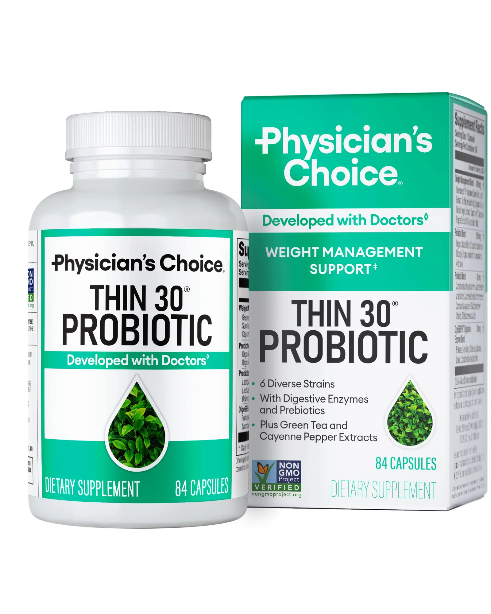 Physician's Choice Пробиотики для Управления Весом — мульти
