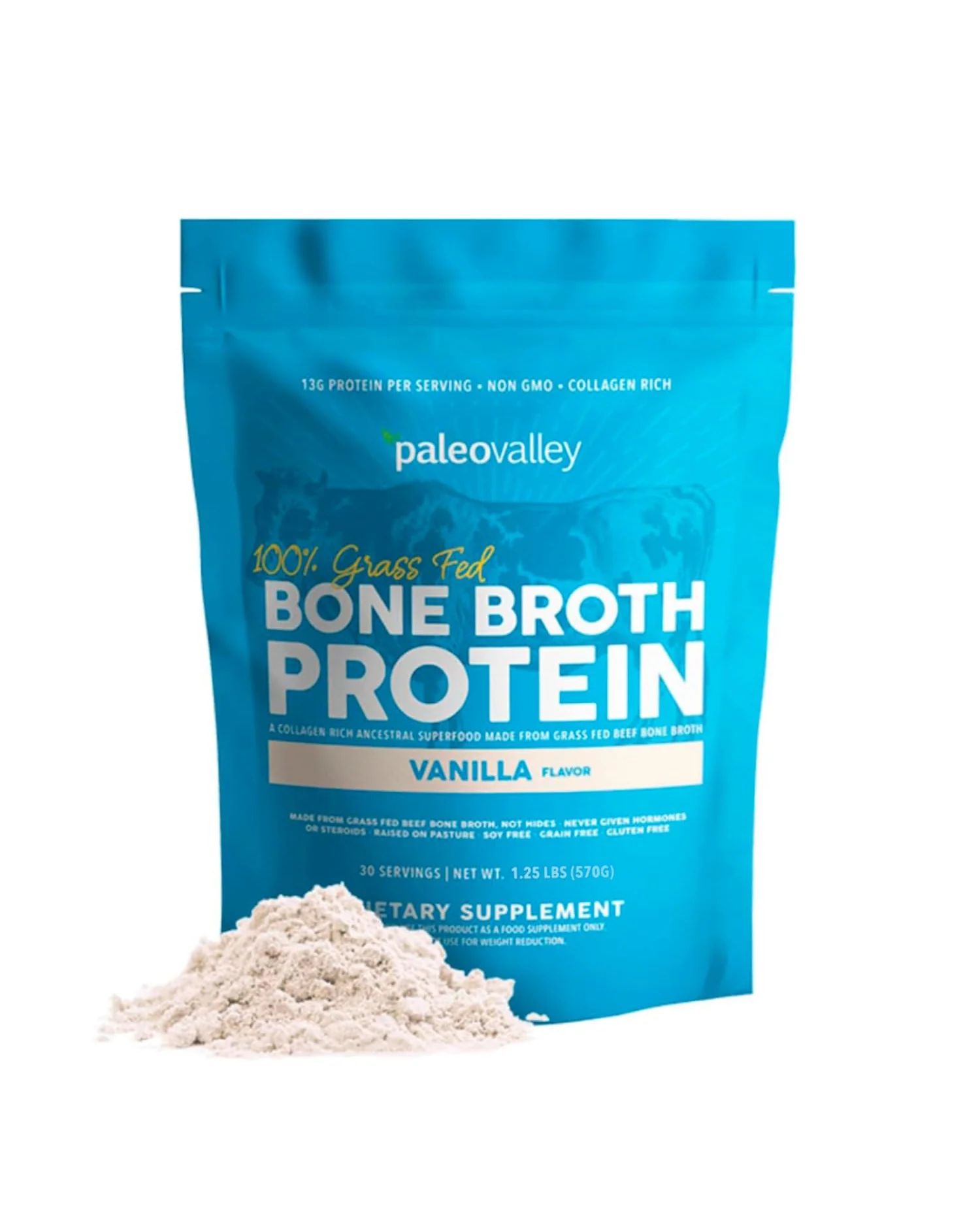Paleovalley 100% Травяной Костный Бульон Коллаген — мульти