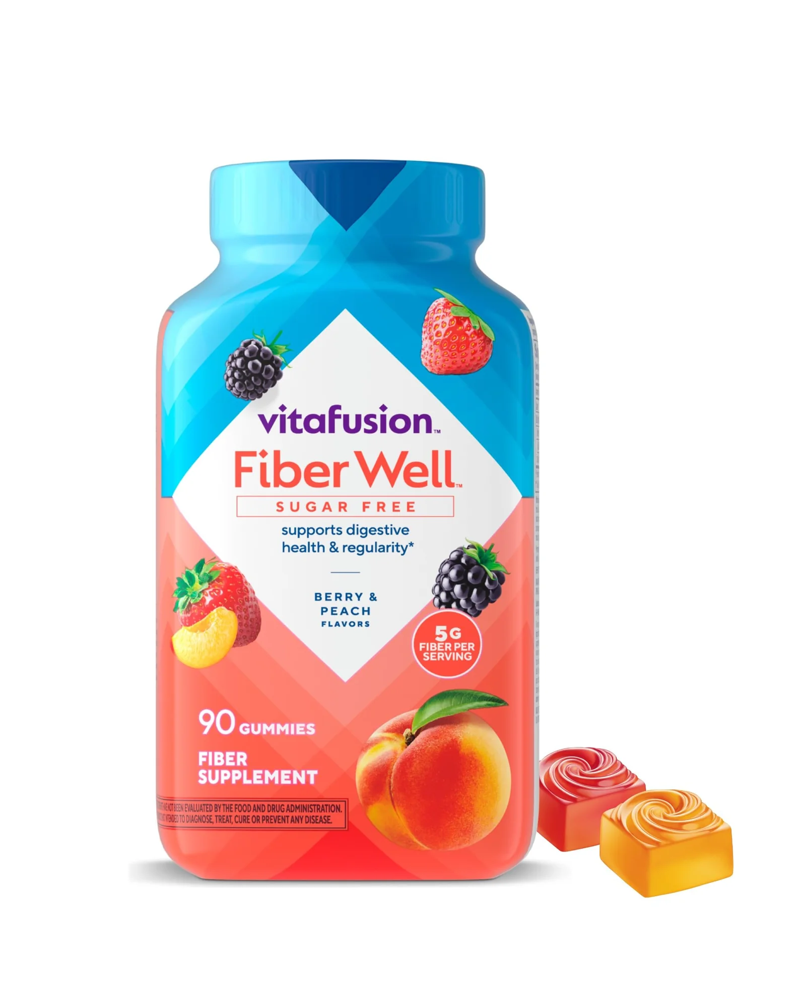 Vitafusion Fiber Well витамины 90 шт — мульти