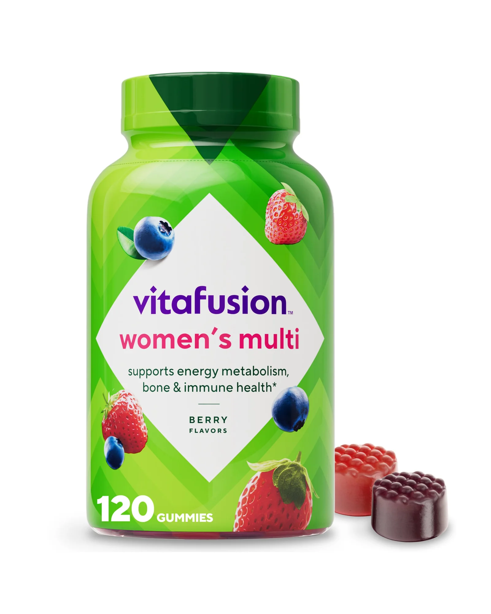 Vitafusion мультивитамины для женщин 120 шт — зеленый