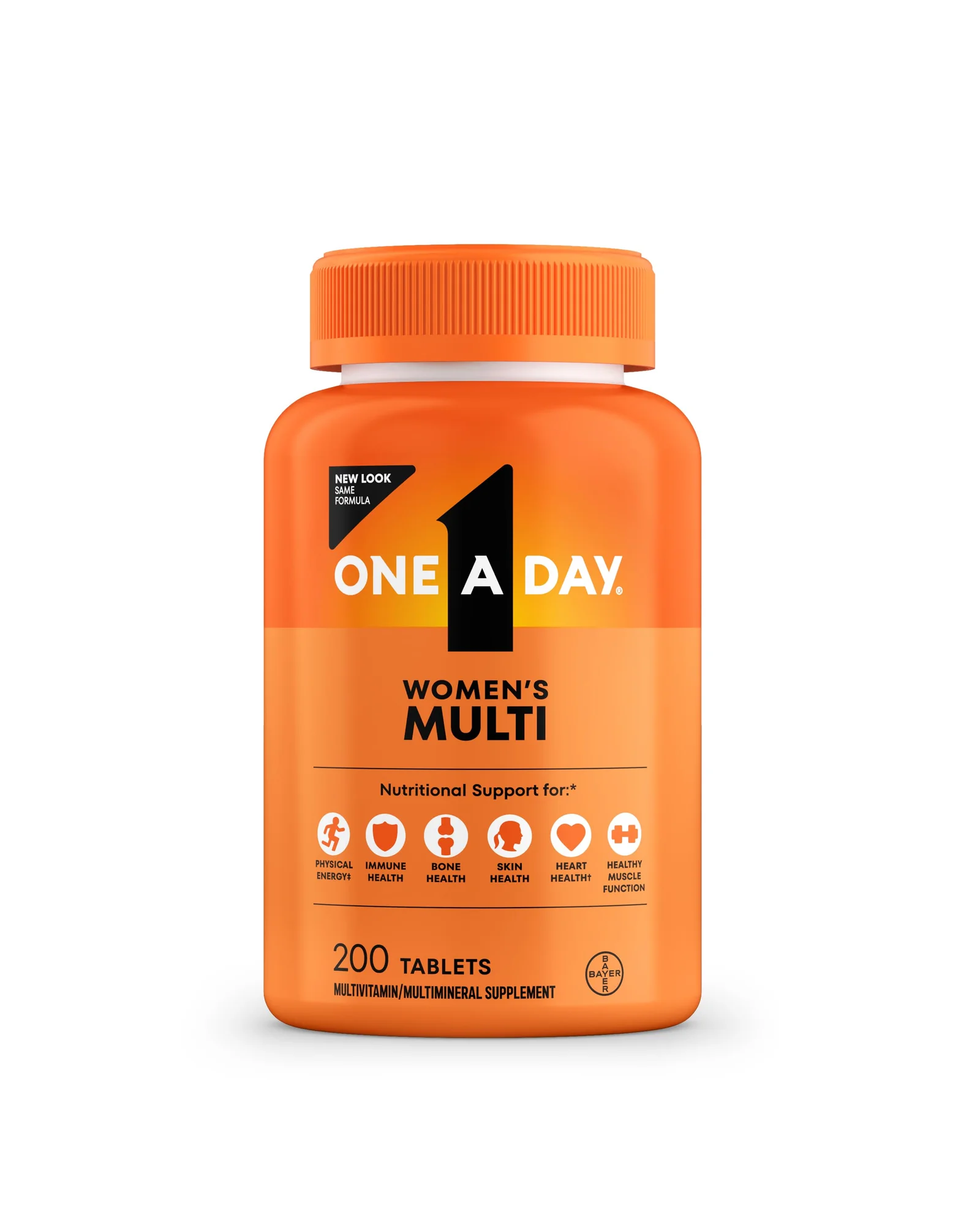One A Day мультивитамины для женщин с биотином и кальцием — оранжевый